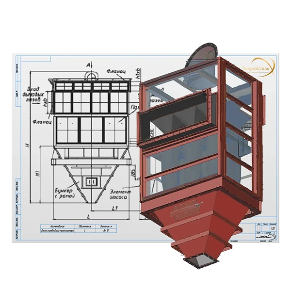 Батарейный циклон БЦ-259, котлы 2,5–15 т/ч — ЭнергоСталь